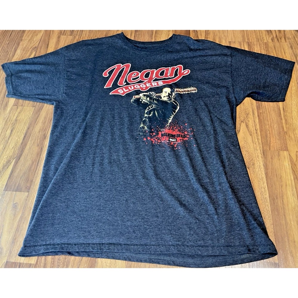 Loot Crate THE WALKING DEAD Negan Sluggers AMC Gray Tee Shirt Men’s 2XL